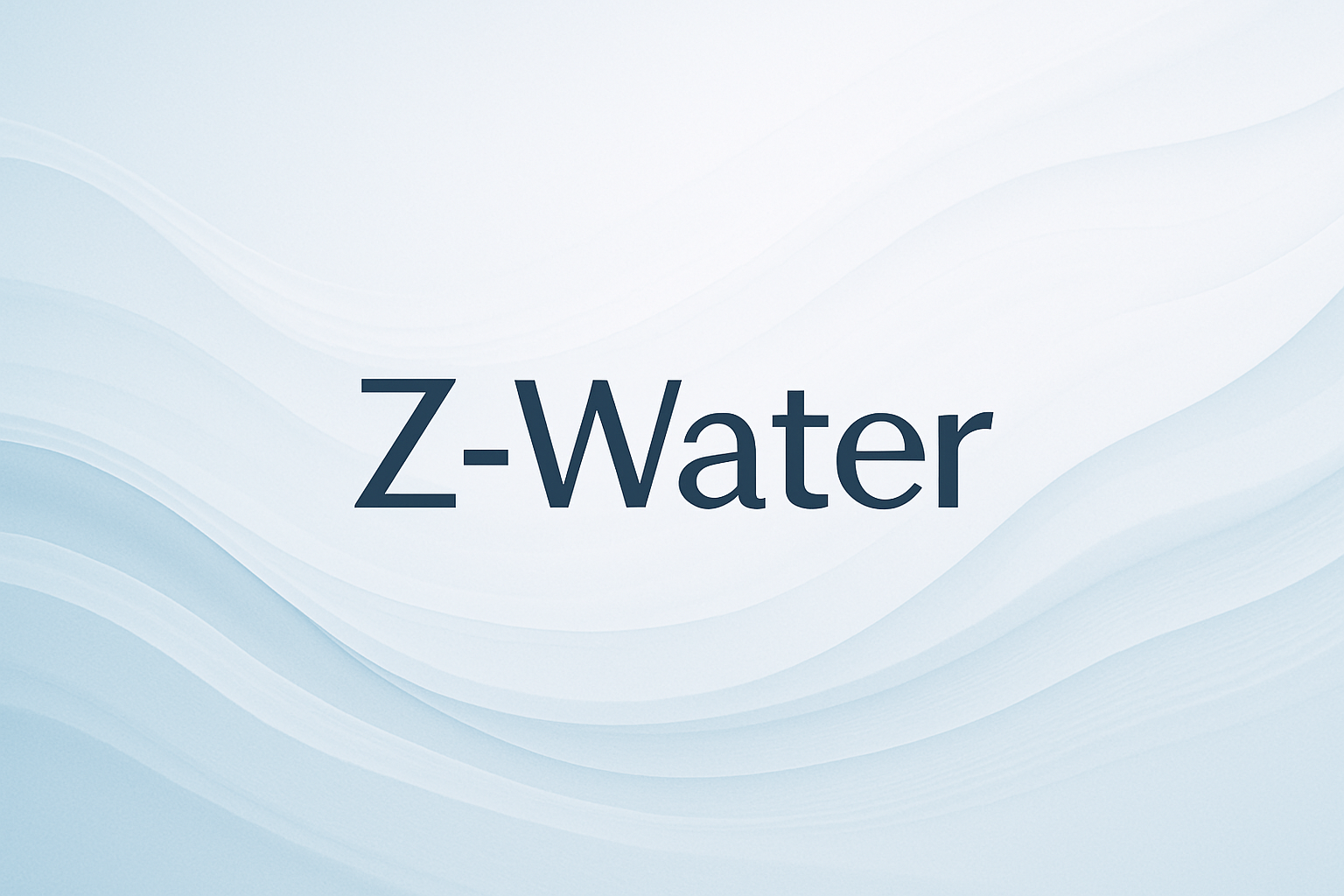 Z water må gerne stå der